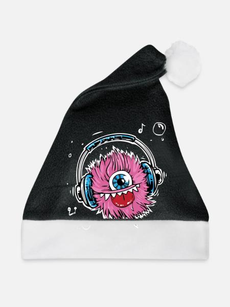 rosa monster - Weihnachtsmütze - Schwarz/Weiß