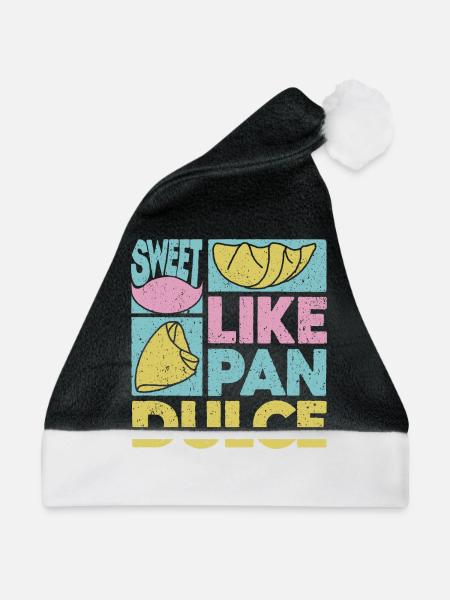 Süßes Design für Pan Dulce - Weihnachtsmütze - Schwarz/Weiß