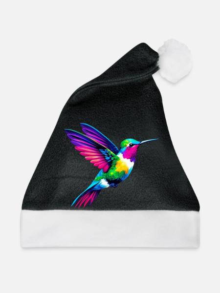 Kolibri - Weihnachtsmütze - Schwarz/Weiß