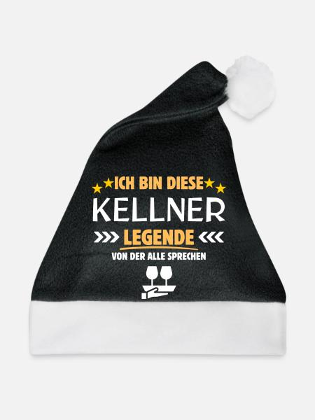 Kellner Legende - Weihnachtsmütze - Schwarz/Weiß