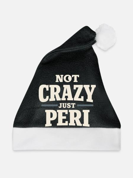 Perimenopause Humor Perimenopause - Weihnachtsmütze - Schwarz/Weiß