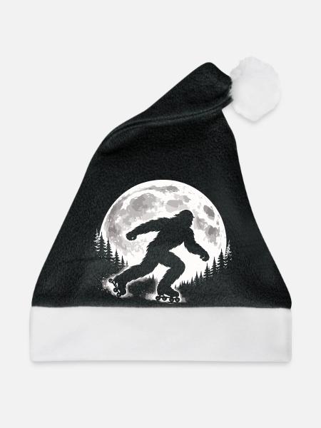 Bigfoot Roller Skater - Weihnachtsmütze - Schwarz/Weiß