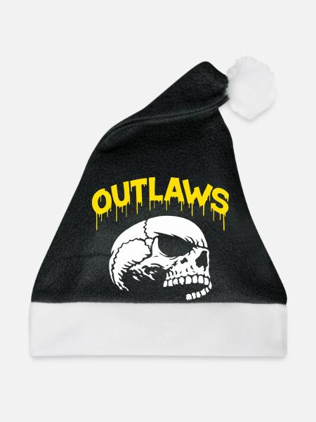 Outlaws Skulls Drip Graphic - Weihnachtsmütze - Schwarz/Weiß