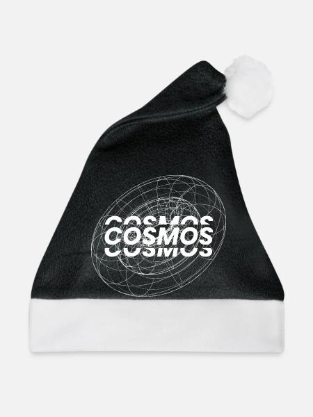 Kosmos - Weihnachtsmütze - Schwarz/Weiß - Vorne