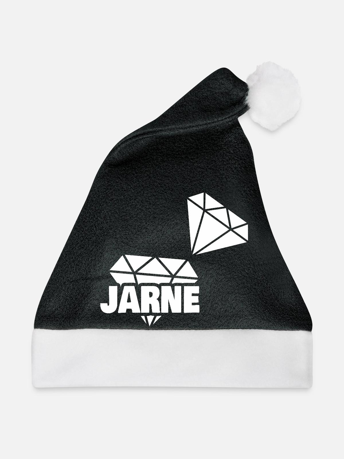 Edel Jarne - Weihnachtsmütze - Schwarz/Weiß - Vorne