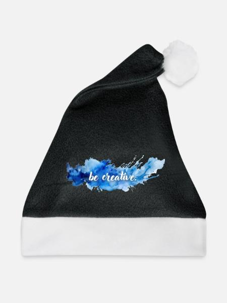 be creative. - Weihnachtsmütze - Schwarz/Weiß