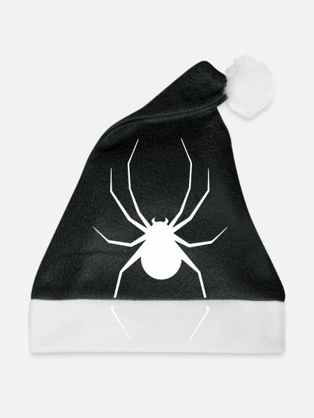 Spinne - Weihnachtsmütze - Schwarz/Weiß