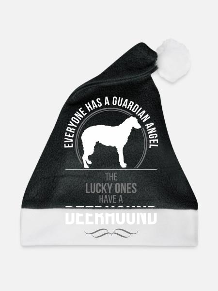 DEERHOUND Guardian Angel Wilsigns - Weihnachtsmütze - Schwarz/Weiß - Vorne