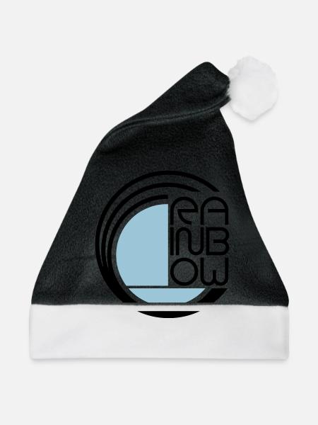 Rainbow Logo symbol - Weihnachtsmütze - Schwarz/Weiß