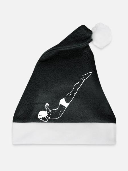 Turmspringer - Weihnachtsmütze - Schwarz/Weiß