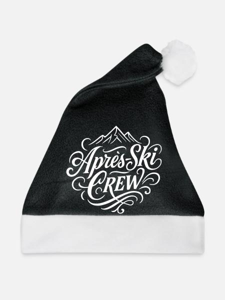 Apres Ski Crew - Weihnachtsmütze - Schwarz/Weiß