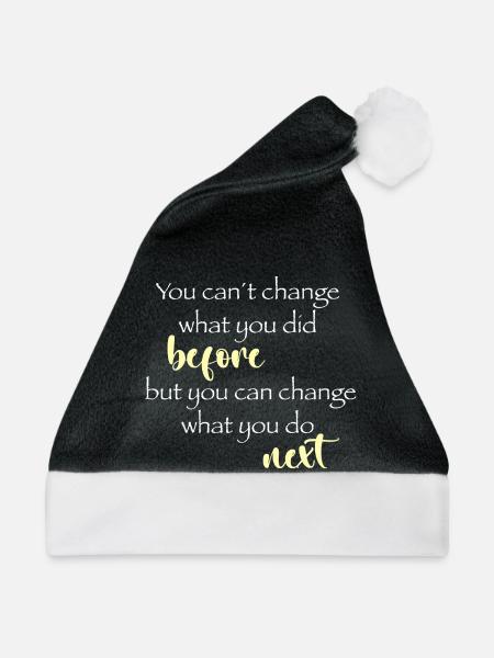 Change next - Weihnachtsmütze - Schwarz/Weiß