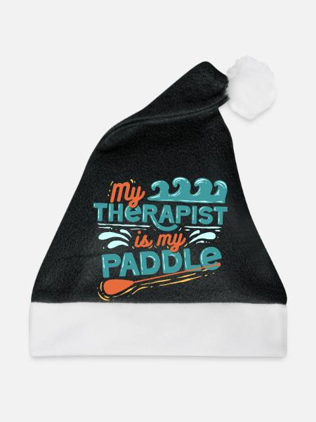 Stand Up Paddle - Weihnachtsmütze - Schwarz/Weiß