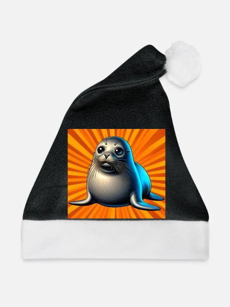 Siegel - Weihnachtsmütze - Schwarz/Weiß