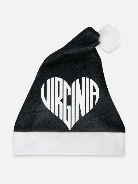 Virginia Herz Design - Weihnachtsmütze - Schwarz/Weiß