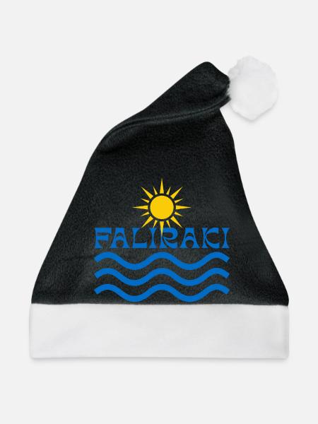 Faliraki Sonnenwellen - Weihnachtsmütze - Schwarz/Weiß