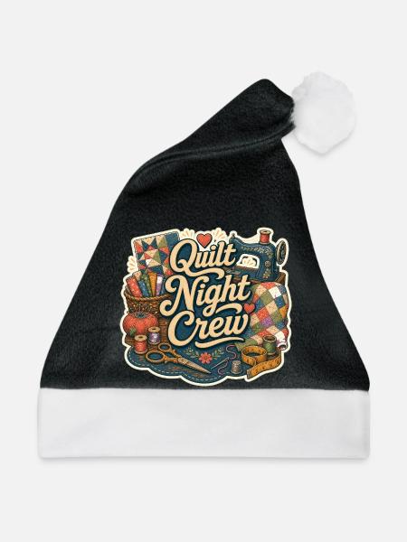 Quilt Night Crew - Weihnachtsmütze - Schwarz/Weiß