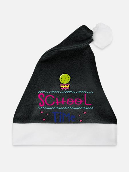 School Time - Weihnachtsmütze - Schwarz/Weiß