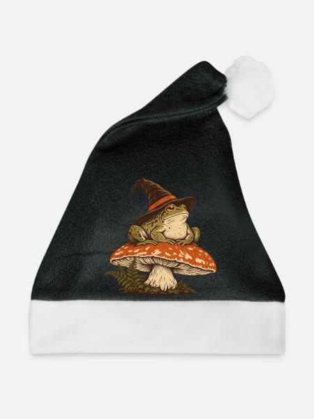 Der kleine Herbsthexer - Weihnachtsmütze - Schwarz/Weiß