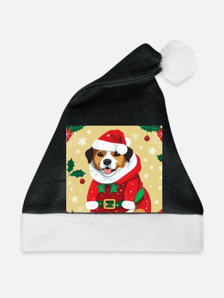 Tierisch Gemütlich - Weihnachtsmütze - Schwarz/Weiß