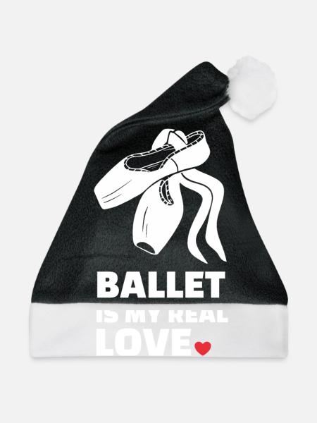 Ballett Liebe - Weihnachtsmütze - Schwarz/Weiß