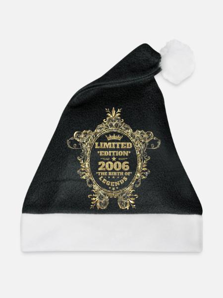 2006 - Weihnachtsmütze - Schwarz/Weiß