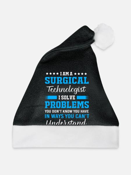 CTA Chirurg Chirurgie - Weihnachtsmütze - Schwarz/Weiß