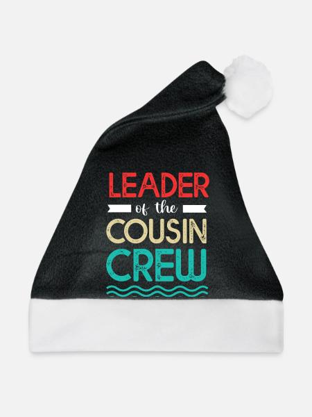 Cousin Crew - Weihnachtsmütze - Schwarz/Weiß