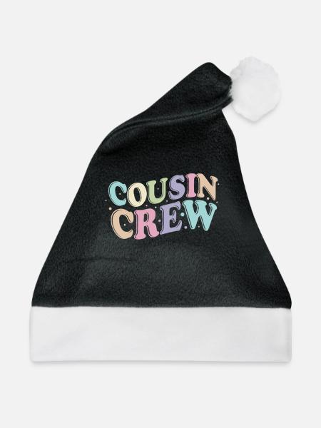 Cousin Crew - Weihnachtsmütze - Schwarz/Weiß