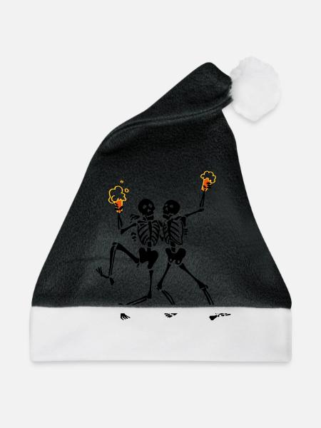Skelette tun java - Weihnachtsmütze - Schwarz/Weiß