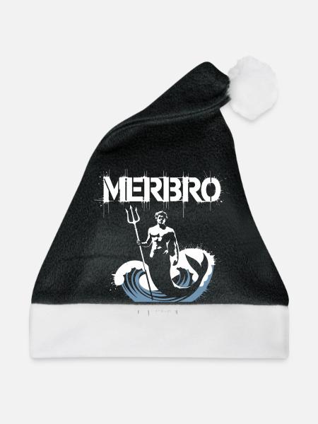 Merbro - Mystische Meereskraft - Weihnachtsmütze - Schwarz/Weiß