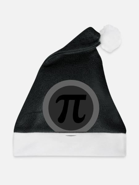 Pi Mathematische Zahl - Weihnachtsmütze - Schwarz/Weiß