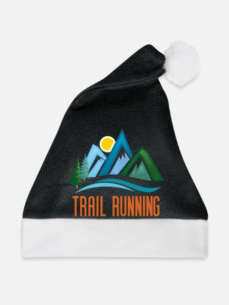 Trailrunning - Weihnachtsmütze - Schwarz/Weiß