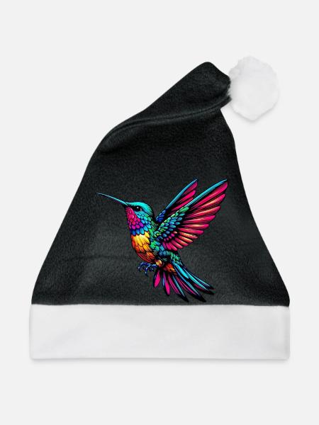 Kolibri - Weihnachtsmütze - Schwarz/Weiß