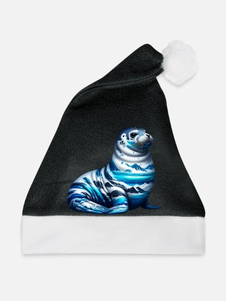 Siegel - Weihnachtsmütze - Schwarz/Weiß