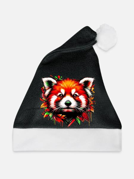 Kleiner Panda - Weihnachtsmütze - Schwarz/Weiß
