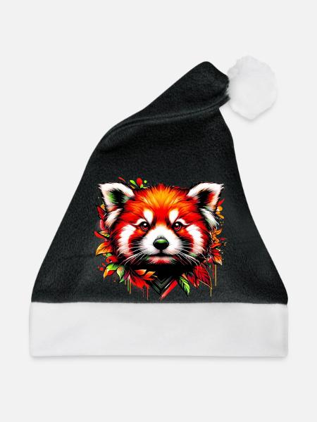 Kleiner Panda - Weihnachtsmütze - Schwarz/Weiß