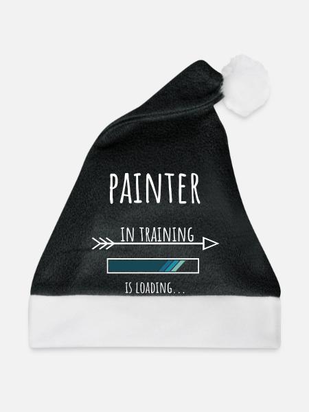 Painter Geschenk Beruf Ausbildung Maler - Weihnachtsmütze - Schwarz/Weiß