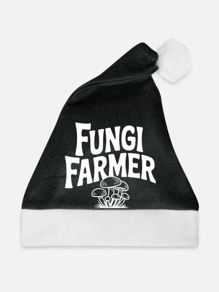 Pilzbauer - Weihnachtsmütze - Schwarz/Weiß