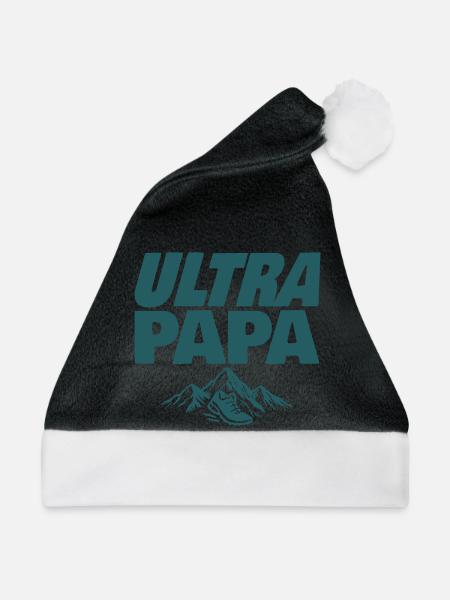 Ultra Papa Trail - Weihnachtsmütze - Schwarz/Weiß