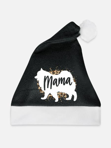Samojede - Weihnachtsmütze - Schwarz/Weiß