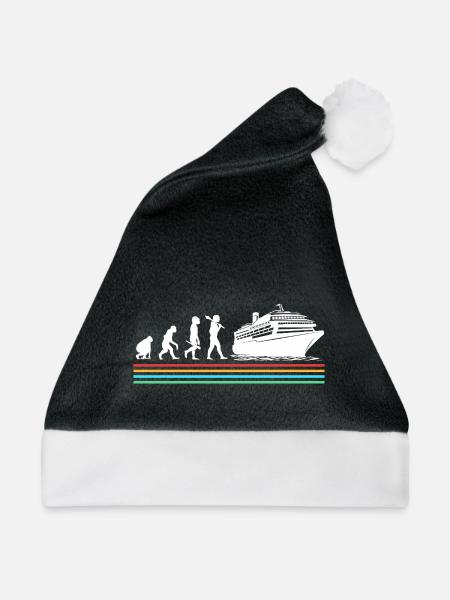 Kreuzfahrt Kreuzfahrtschiff Evolution - Weihnachtsmütze - Schwarz/Weiß