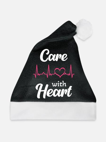 Krankenschwester - Weihnachtsmütze - Schwarz/Weiß
