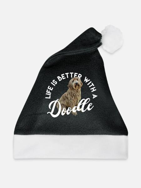 Kritzeln - Weihnachtsmütze - Schwarz/Weiß