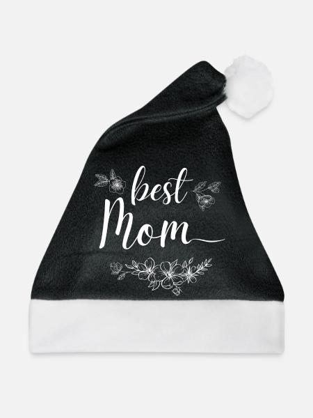 Beste Mutter - Weihnachtsmütze - Schwarz/Weiß