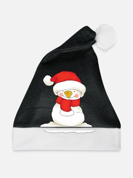 Christmas Snowman - Weihnachtsmütze - Schwarz/Weiß