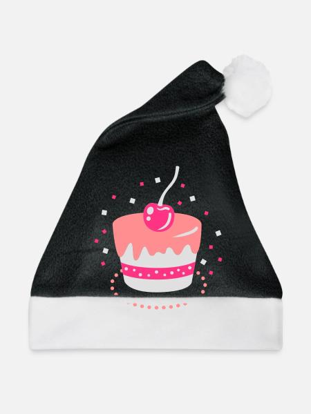 Toertchen mit Deko - Weihnachtsmütze - Schwarz/Weiß