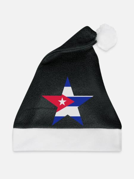 Cuban Sterne - Weihnachtsmütze - Schwarz/Weiß