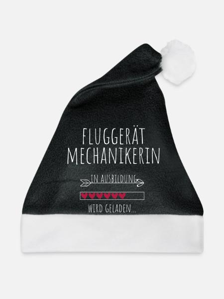 Fluggerätmechanikerin in Ausbildung Geschenk - Weihnachtsmütze - Schwarz/Weiß