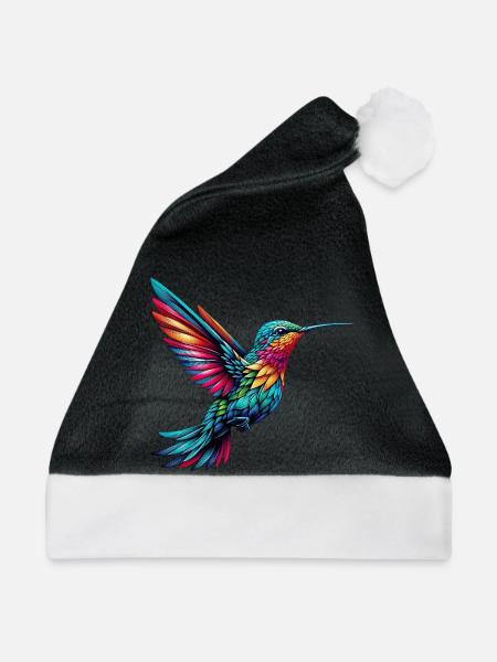 Kolibri - Weihnachtsmütze - Schwarz/Weiß